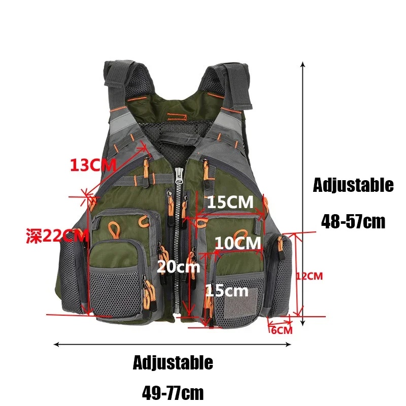 Ayarlanabilir balıkçılık yeleğ - Fishing Jacket Waterproof incelemesi ve fiyatı
