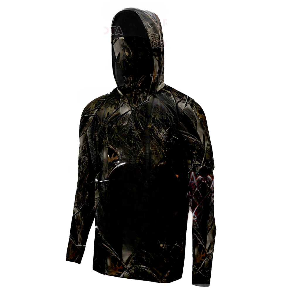 Ahşap Kabuğu Kamuflaj Desenli  - Fishing Hoodie incelemesi ve fiyatı