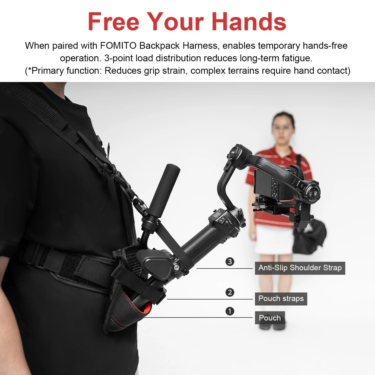 FOMITO Kamera Sabitleyici Omuz - Fishing Belt incelemesi ve fiyatı